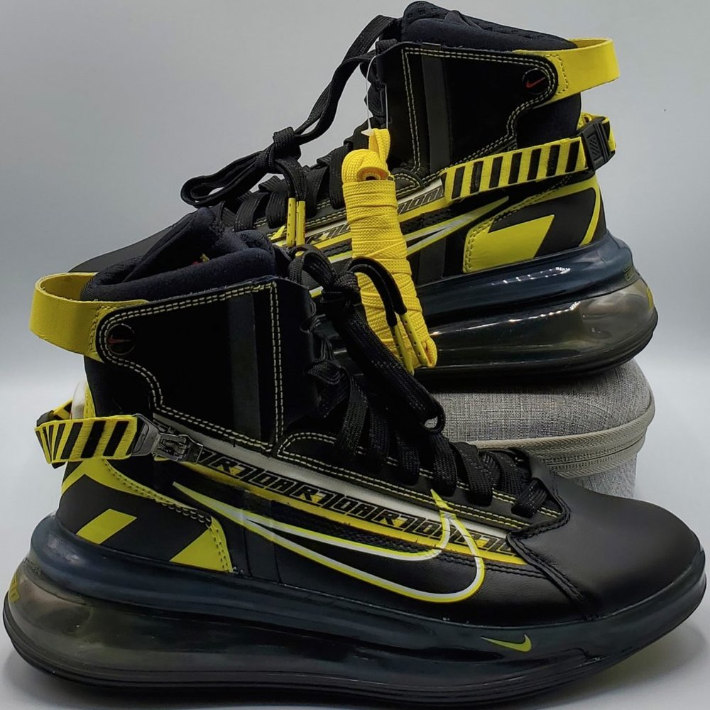 Nike Air Max 720 Saturn Black Men's Size 6 W/Laces